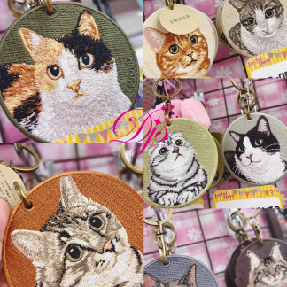 動物刺繡 Key Chain