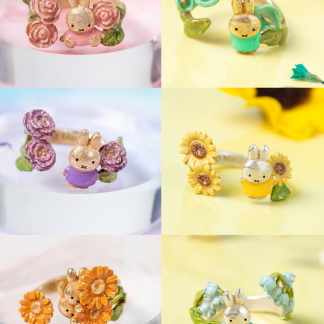 Flower Miffy x Palnart Poc ring