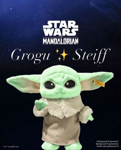 泰迪熊始祖 Steiff x Starwars Grogu  preorder 德國製造  6月中下旬