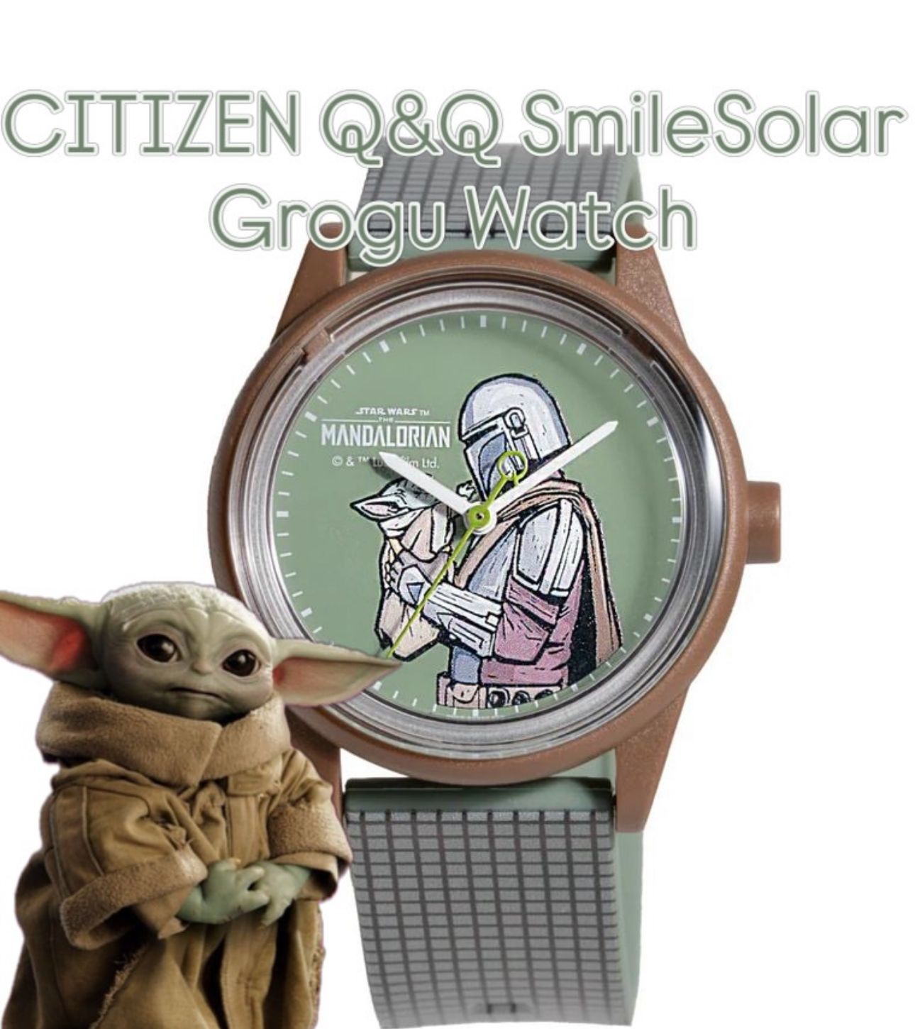 訂貨 Citizen Q&Q Grogu Watch - 圖片 1