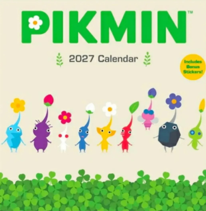 訂貨 pikmin 皮克敏 2027 calendar (跟外國月曆時間 ) 8月中下旬到貨 訂貨 pikmin 皮克敏 2027 calendar (跟外國月曆時間 ) 8月中下旬到貨