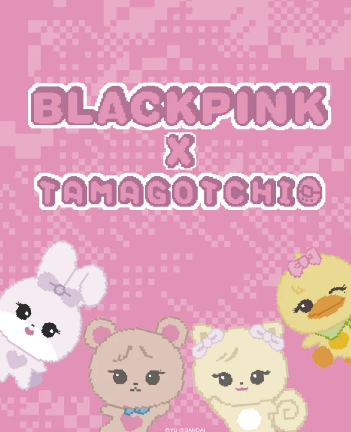 black pink tamagotchi 8月中下旬出貨