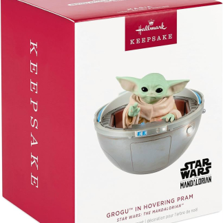 訂貨 Hallmark starwars grogu bb車發聲掛件 連充電線 - 圖片 1