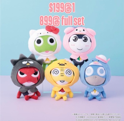 訂貨 sanrio x keroro 8月中下旬到貨