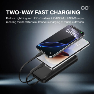 [CCC認證產品及可追溯二維碼] Connecty PowerDuo PD22.5w 10000mAh 雙輸出移動電源