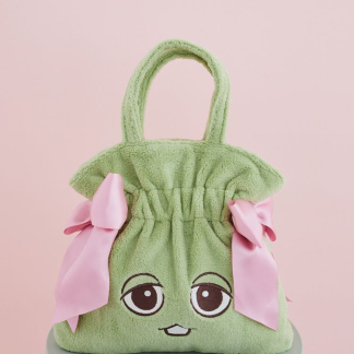 Maison de FLEUR Gachapin迷你雙絲帶手提包 Maison de FLEUR Gachapin迷你雙絲帶手提包