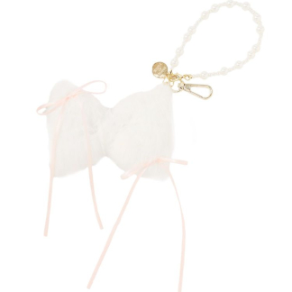 Maison de FLEUR 人造毛皮絲帶吊墜 Maison de FLEUR 人造毛皮絲帶吊墜