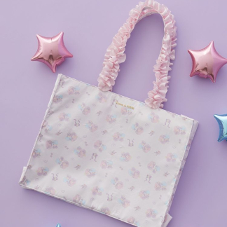 Maison de FLEUR 雙子星荷葉邊手把手提包