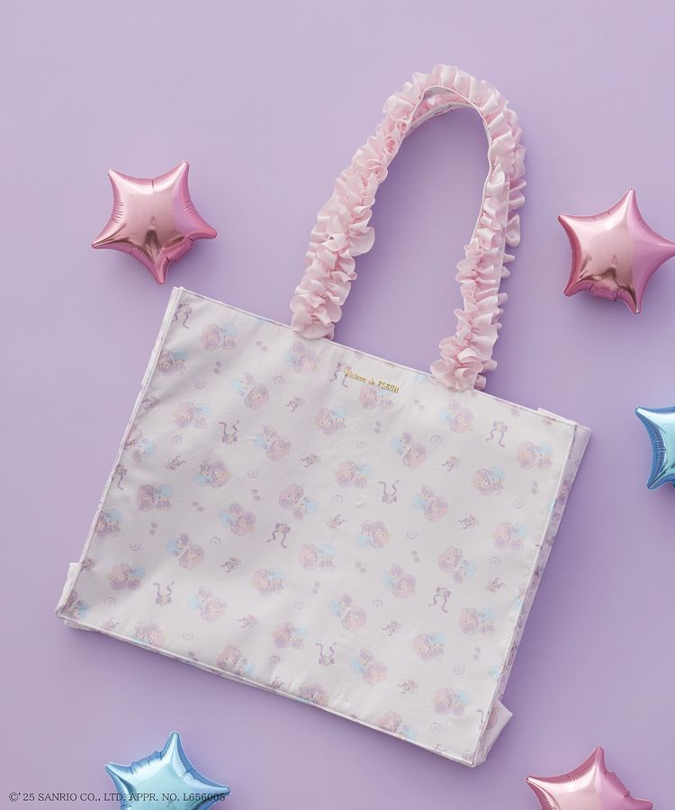 Maison de FLEUR 雙子星荷葉邊手把手提包 Maison de FLEUR 雙子星荷葉邊手把手提包