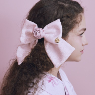 Maison de FLEUR 玫瑰絲帶提花髮夾
