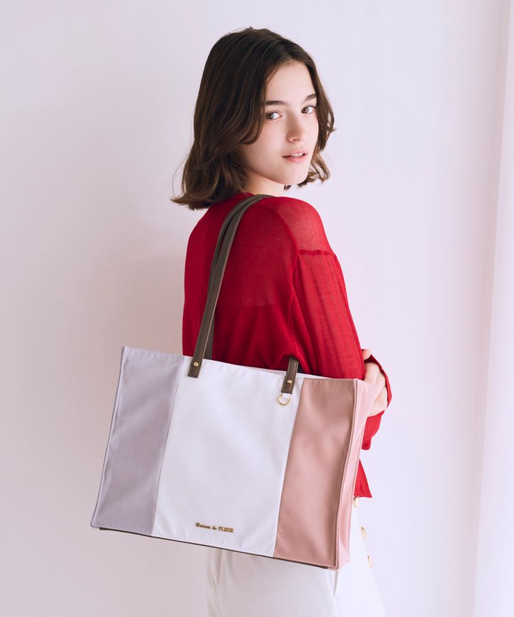 Maison de FLEUR 三色方形手提包 Maison de FLEUR 三色方形手提包
