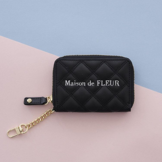 Maison de FLEUR 方形絎縫零錢包