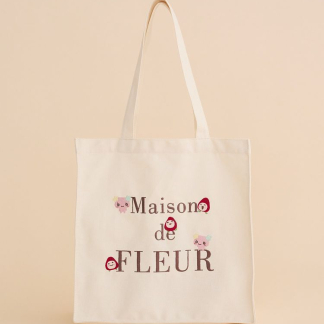Maison de FLEUR 拓麻歌子刺繡方形手提袋 Maison de FLEUR 拓麻歌子刺繡方形手提袋