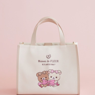 Maison de FLEUR Rilakkuma 帆布 2Way 方形托特包