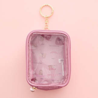 Maison de FLEUR 輕鬆熊透明收納袋