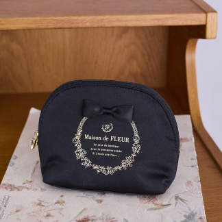 Maison de FLEUR 緞帶圓形小袋 Maison de FLEUR 緞帶圓形小袋