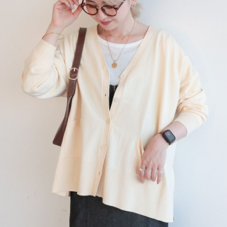 American Holic Bypachi V領寬鬆開衫