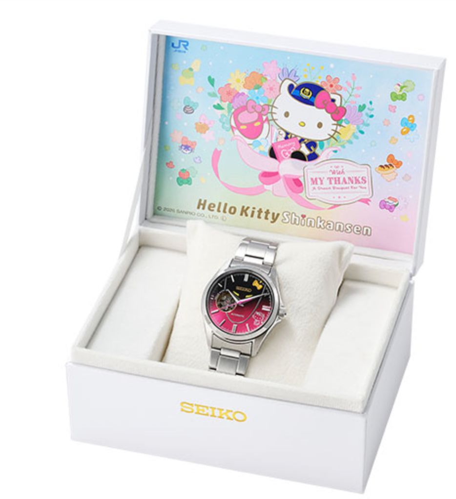 新幹線 kitty x seiko 日本製 機械錶
