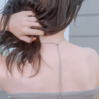 預訂GOLDY Arch Line Back Long Necklace
