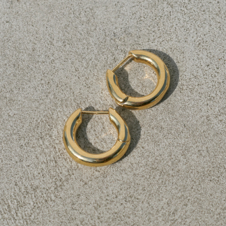 預訂GOLDY 細環單扣不鏽鋼耳環