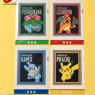 預訂 3COINS Pokémon 文件套 4件 2月尾日本出貨