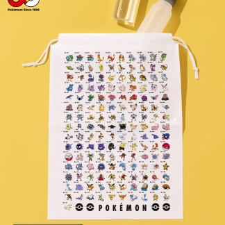 預訂 3COINS Pokémon 透明束口袋套裝 2月尾日本出貨