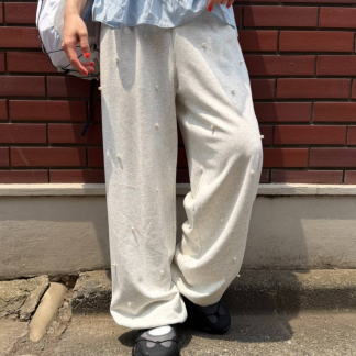 w closet 珍珠運動褲