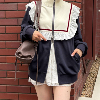 w closet 荷葉邊運動夾克