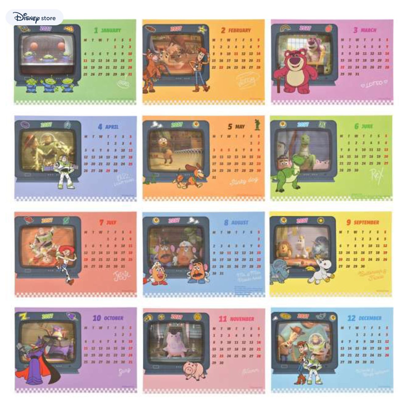 訂貨 3眼仔 2027 calendar 擺設