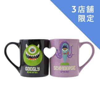 預訂japan disneystore 麥克與西莉亞 馬克杯組合 MONSTERS INC. 25TH ANNIVERSARY