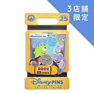 預訂japan disneystore 怪獸電力公司 25週年紀念徽章 MONSTERS INC. 25TH ANNIVERSARY