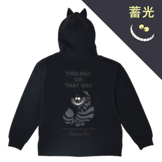 預訂japan disneystore 妙妙貓 長袖連帽衫 夜光 黑色 CHESHIRE CAT 預訂japan disneystore 妙妙貓 長袖連帽衫 夜光 黑色 CHESHIRE CAT