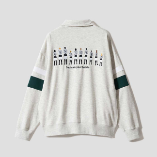 預訂graniph design tee 進擊的巨人 訓練兵半拉鍊衛衣