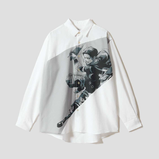 預訂graniph design tee 進擊的巨人 里維寬鬆襯衫