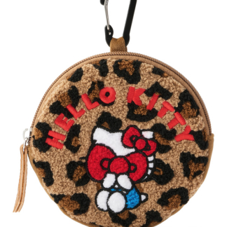 預訂GRL Hello Kitty遮面豹紋刺繡圓形小包