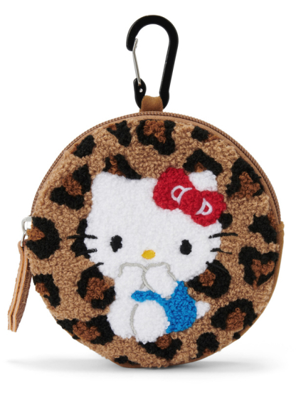 預訂GRL Hello Kitty豹紋刺繡圓形小包