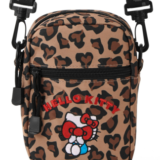 預訂GRL Hello Kitty刺繡豹紋迷你斜孭袋