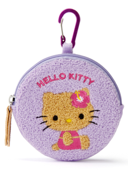 預訂GRL 曬黑Hello Kitty扶桑花刺繡圓形小包