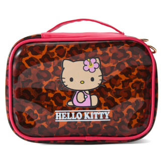 預訂GRL 曬黑Hello Kitty豹紋透明小包