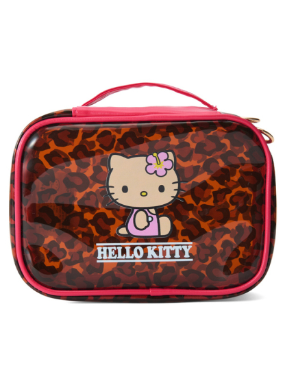 預訂GRL 曬黑Hello Kitty豹紋透明小包