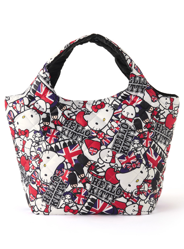 預訂GRL Hello Kitty英倫格紋夾棉托特包