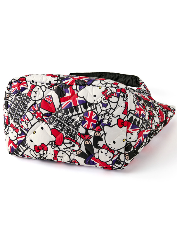 預訂GRL Hello Kitty英倫格紋夾棉托特包