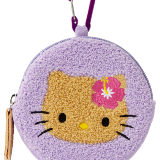 預訂GRL 曬黑Hello Kitty扶桑花頭刺繡圓形小包