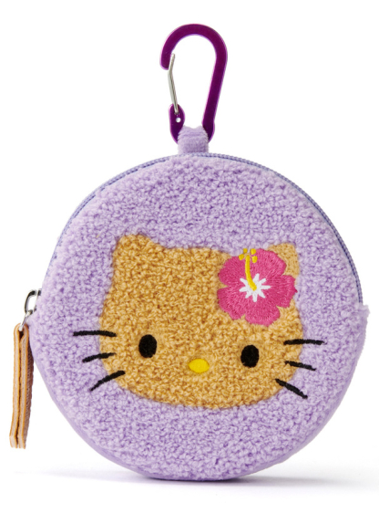 預訂GRL 曬黑Hello Kitty扶桑花頭刺繡圓形小包