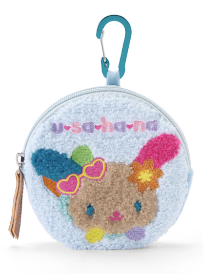 預訂GRL 曬黑Usahana刺繡圓形小包 藍色