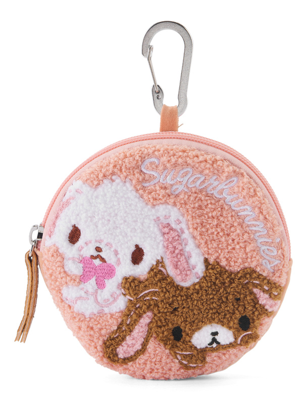 預訂GRL Sugar Bunnies刺繡圓形小包 粉紅色