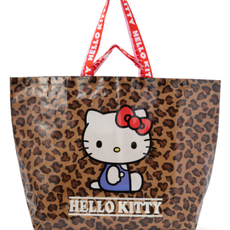 預訂GRL Hello Kitty2Way豹紋大托特包