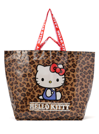 預訂GRL Hello Kitty2Way豹紋大托特包