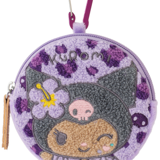 預訂GRL 曬黑Kuromi豹紋刺繡圓形小包