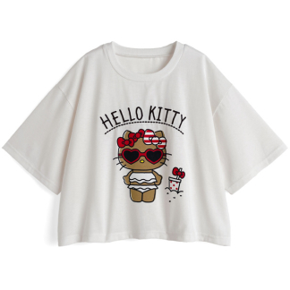 預訂GRL Hello Kitty夏日印花T恤